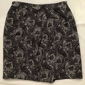 Skirt 14, Talbots 55%, Wool, Wrap, Lined EUC